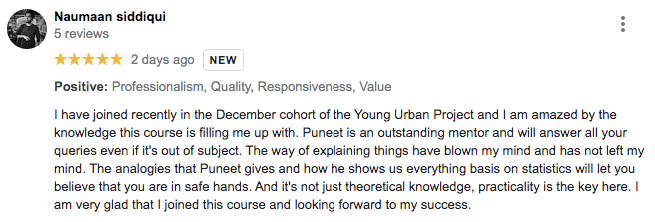 naumaan young urban project review