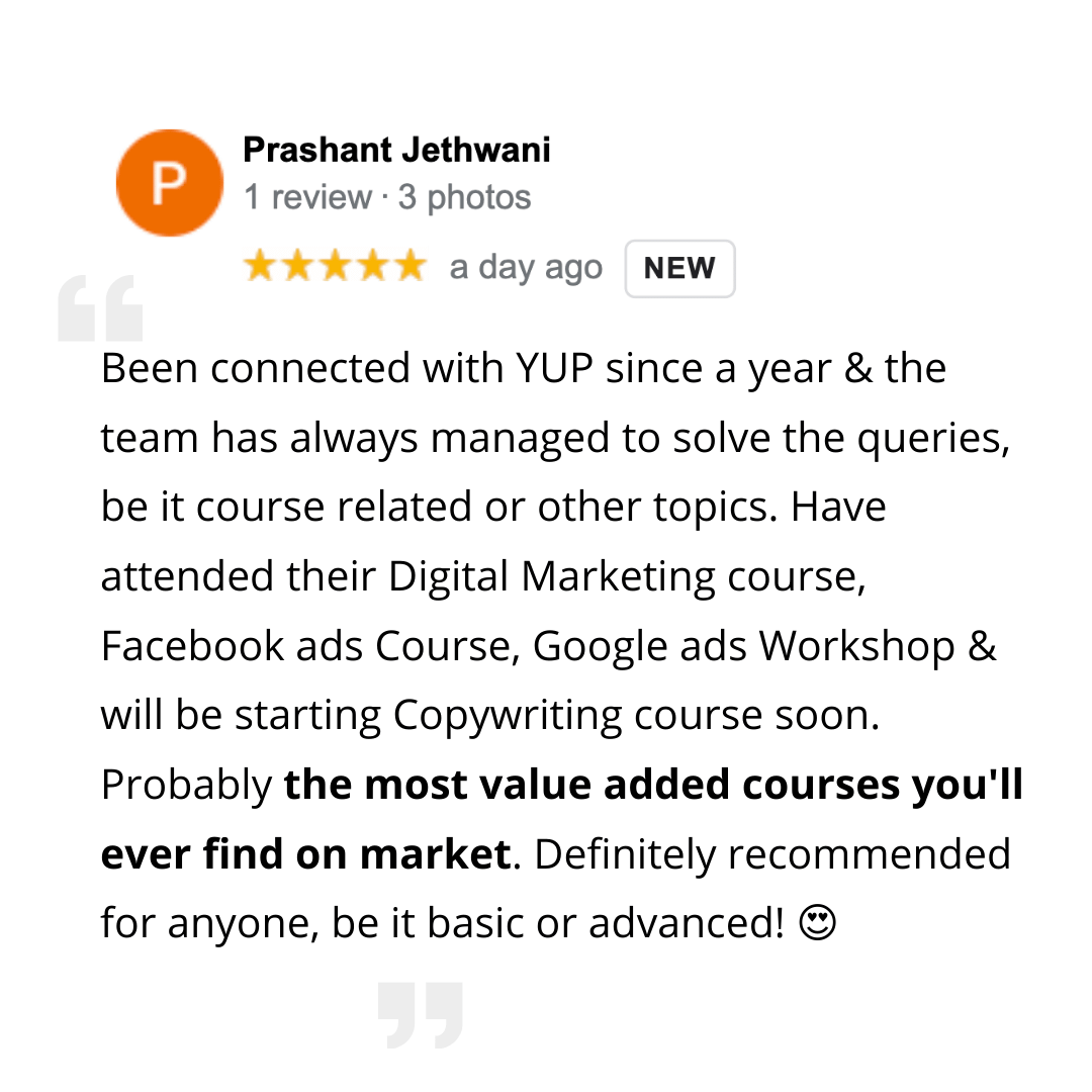 prashant testimonial young urban project