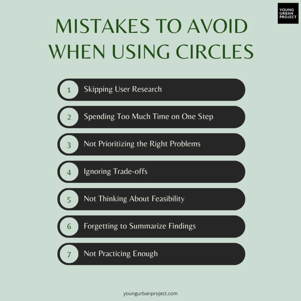 What is CIRCLES Framework? A Must-Know Method for Product Managers 4 Mistakes to Avoid in CIRCLES framework