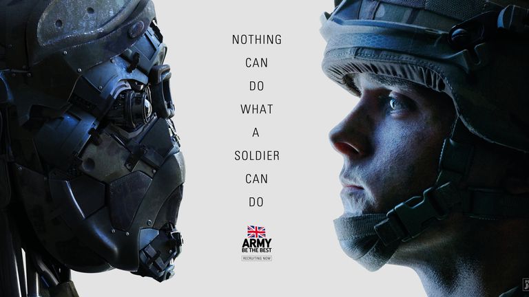British Army’s “Nothing Can Do What a Soldier Can Do”