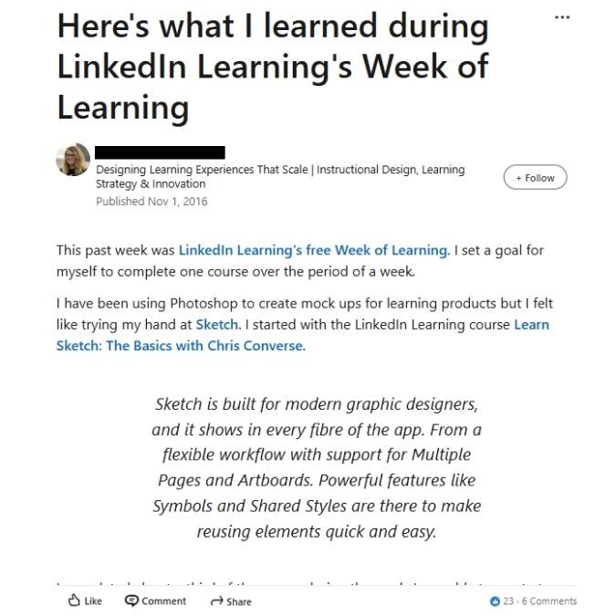 Share Book Summaries or Takeaways from a Course