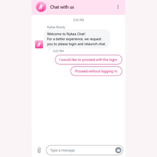 nykaa Chatbot