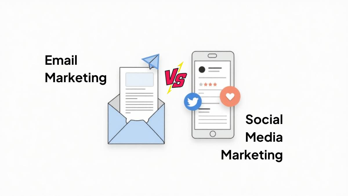 Email Marketing vs Social Media Marketing