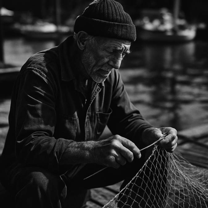 weathered fisherman Photography