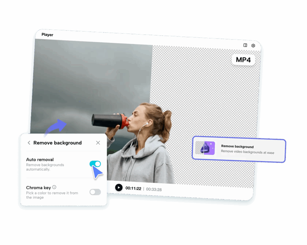Fix Facial Details Effortlessly with Video Background Remover 1