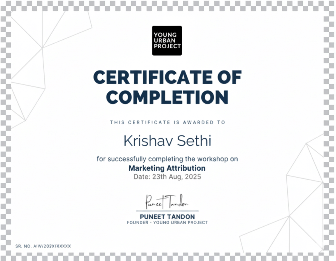Multitouch Marketing Attribution Workshop 13