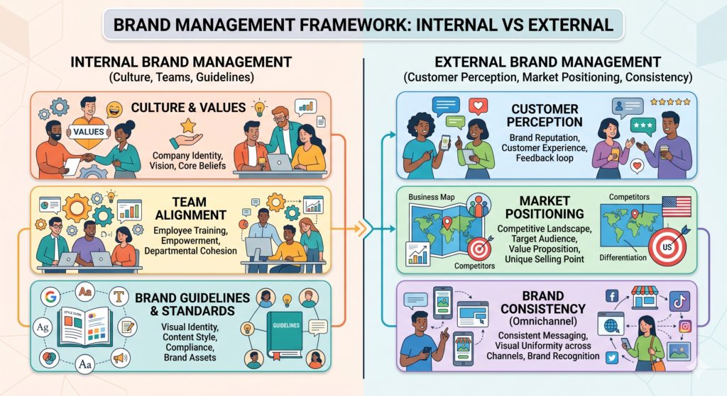 What is Brand Management? Definition, Strategy, and Why It Matters 2 Brand management framework