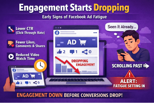 signs of ad fatigue in meta ads