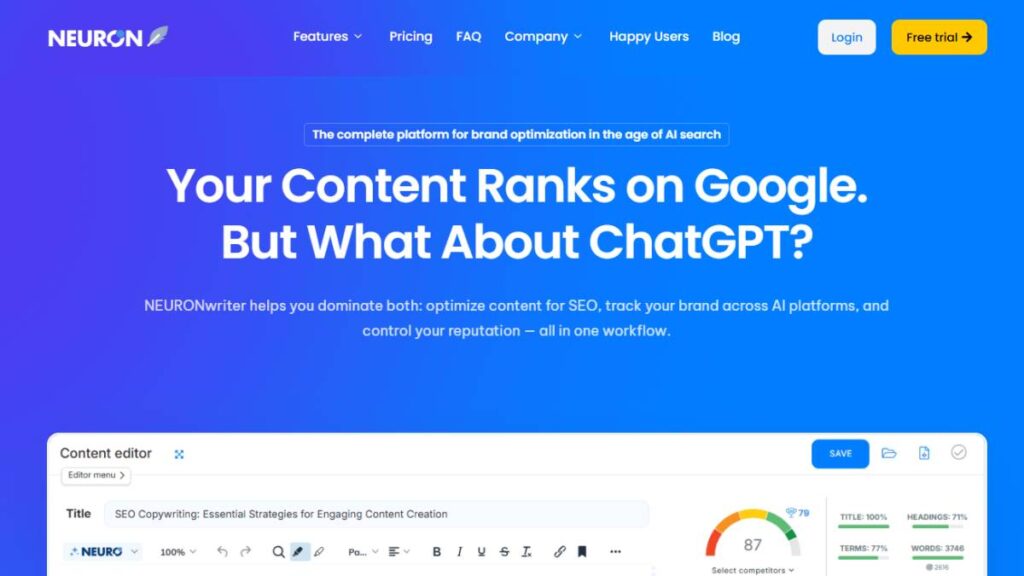 10 AI SEO Audit Tools for Better Rankings 8