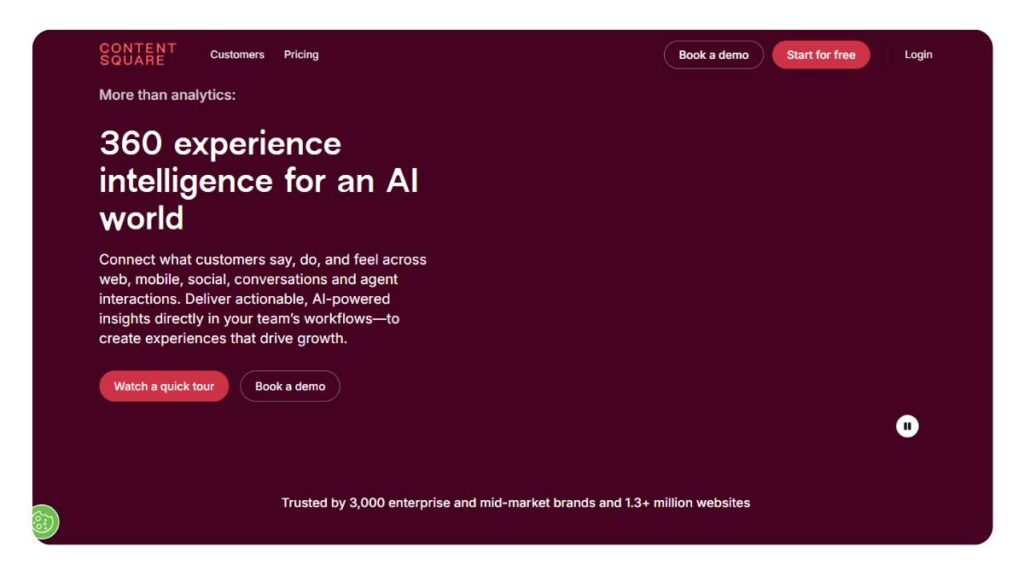 15 AI Customer Behavior Analysis Tools to Understand Customer Behavior 3 Contentsquare