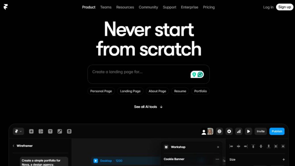 12 Best AI UI/UX Design Tools: Features, Use Cases & Comparison 6 12 Best AI UI/UX Design Tools: Features, Use Cases & Comparison 5