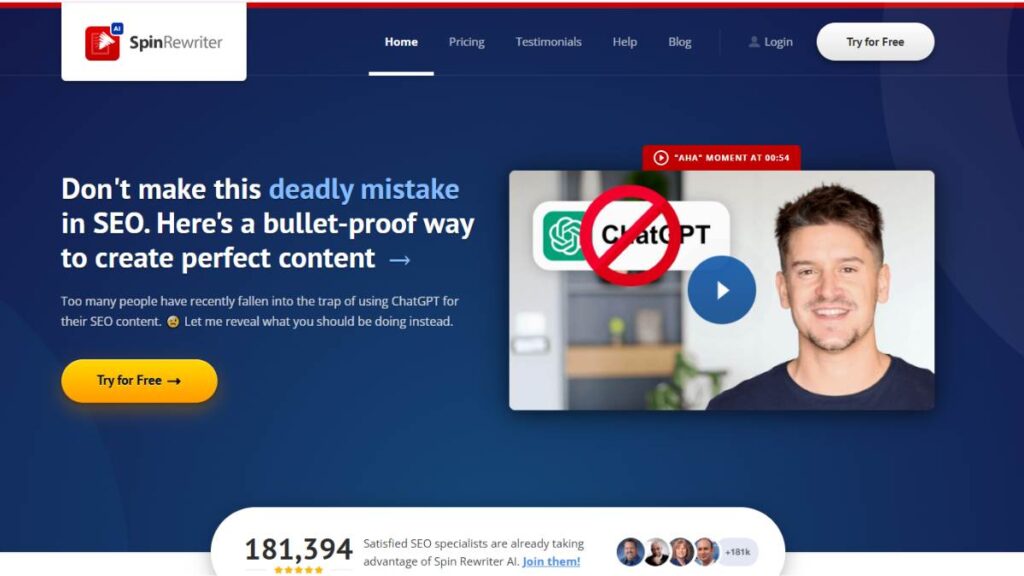 12 Best AI article spinner tools for Blogs, SEO & Marketing 5 12 Best AI article spinner tools for Blogs, SEO & Marketing 4