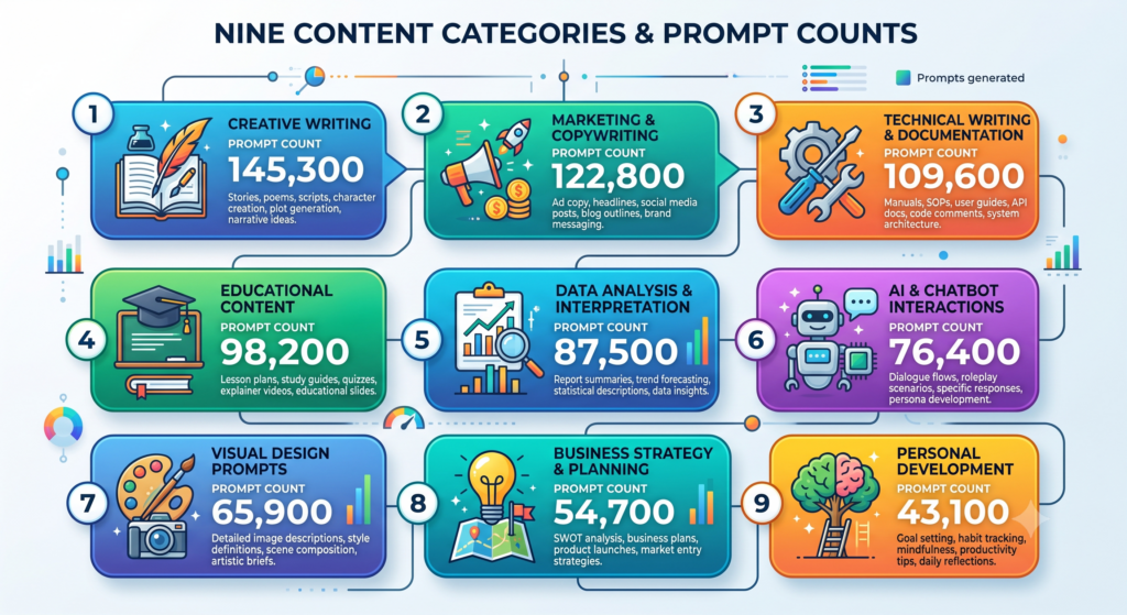 100 AI Prompts for Content Creators: Scripts, Captions, Videos, and More 4 100 AI Prompts for Content Creators: Scripts, Captions, Videos, and More 3