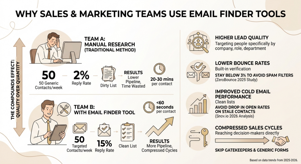 Email Finder Tools: How to Find Verified B2B Contacts and Build Better Prospect Lists 4 Email Finder Tools