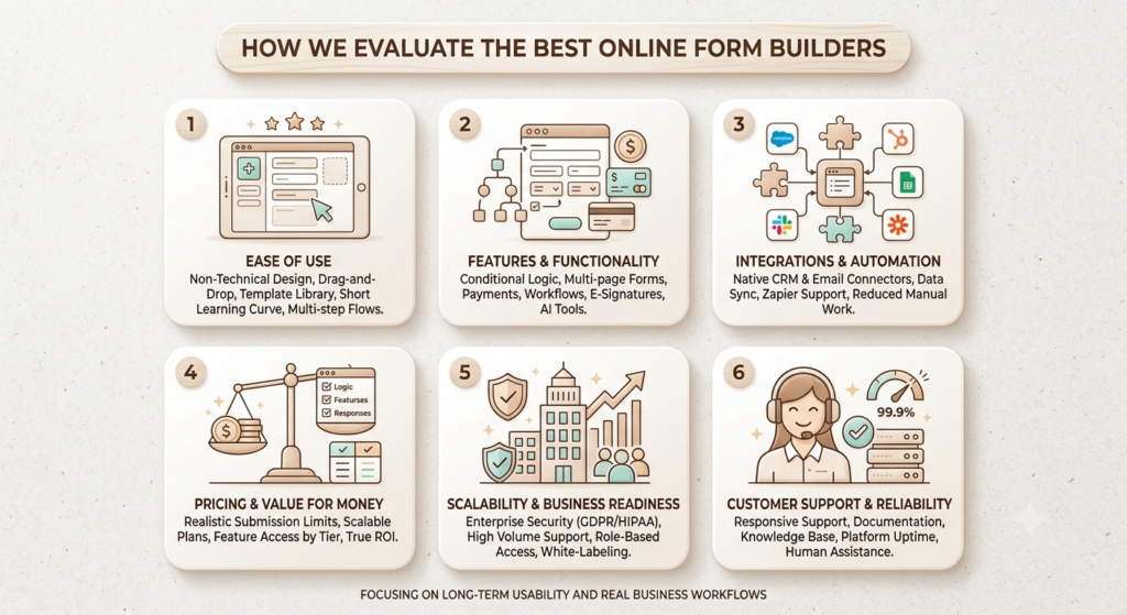 Best Online Form Builder Tools in 2026: Compare Features, Pricing, and Use Cases 5 Online Form Builder Tools