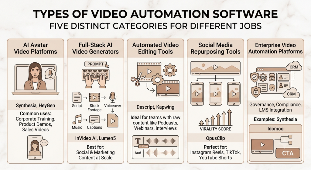 Video Automation Software: The Complete Guide to Automating Video Creation, Editing, and Publishing in 2026 6 Video Automation Software