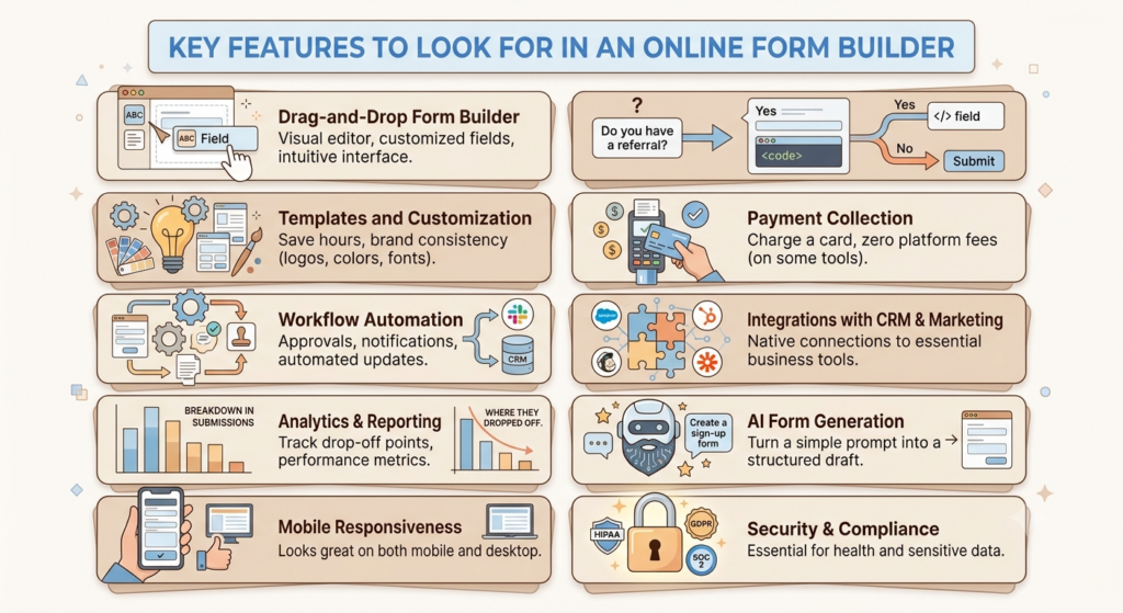 Best Online Form Builder Tools in 2026: Compare Features, Pricing, and Use Cases 4 Online Form Builder Tools