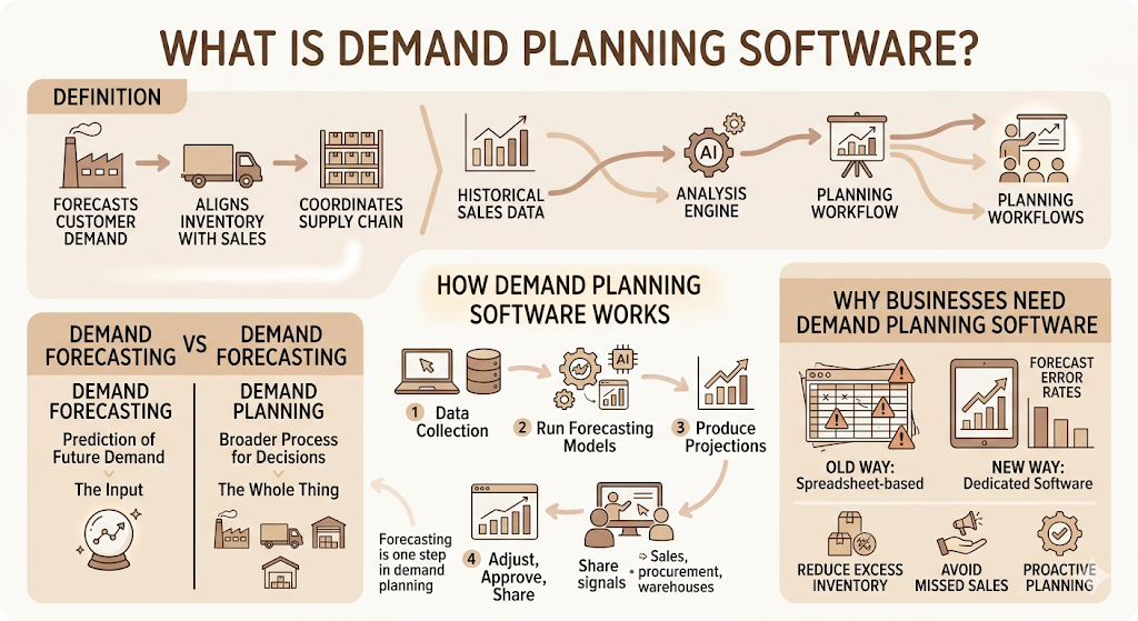 Demand Planning Software: The Complete Guide to Accurate Forecasting and Smarter Inventory Decisions 1 Demand Planning Software