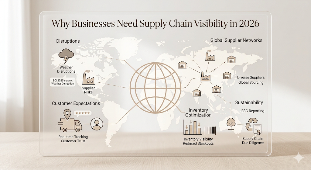 Supply Chain Visibility Software: Features, Benefits, and Best Solutions in 2026 3 Supply Chain Visibility Software