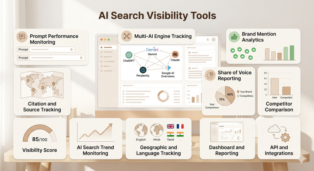 AI Search Visibility Tools: Features, Benefits, and Best Platforms to Track AI Search Performance in 2026 5 AI Search Visibility Tools