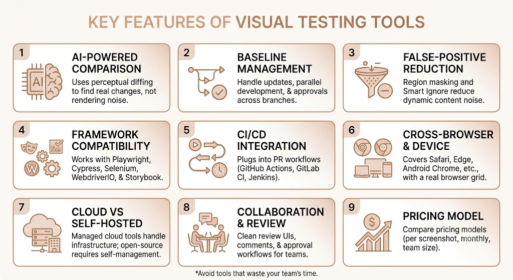 Best Visual Testing Tools in 2026: Features, Comparison and How to Choose 5 Best Visual Testing Tools