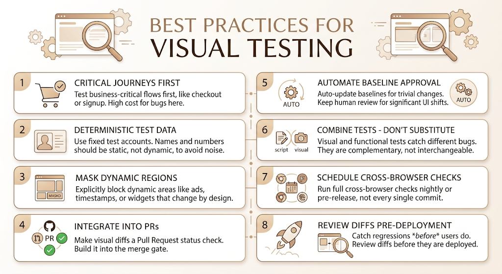 Best Visual Testing Tools in 2026: Features, Comparison and How to Choose 8 Best Visual Testing Tools