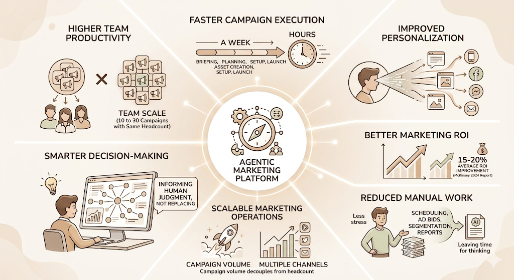 Agentic Marketing Platforms: The Complete Guide to AI Agents That Plan, Execute & Optimize Marketing 5 Agentic Marketing Platforms