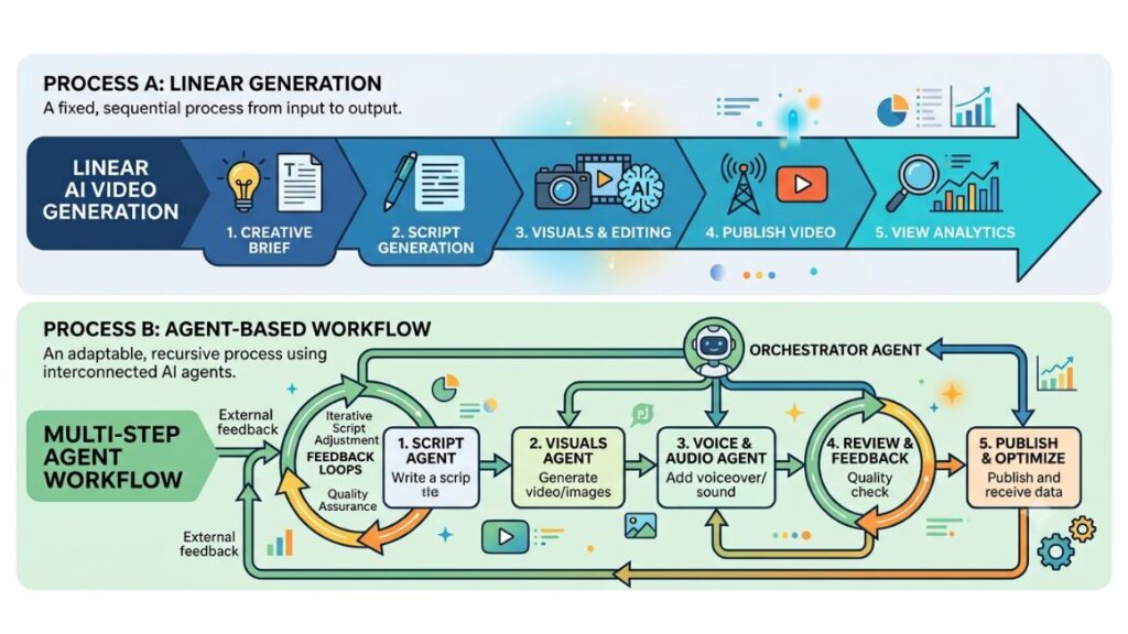 AI Agent for Video Marketing: Automate Video Creation, Publishing & Analytics 2 AI Agent for Video Marketing: Automate Video Creation, Publishing & Analytics 1