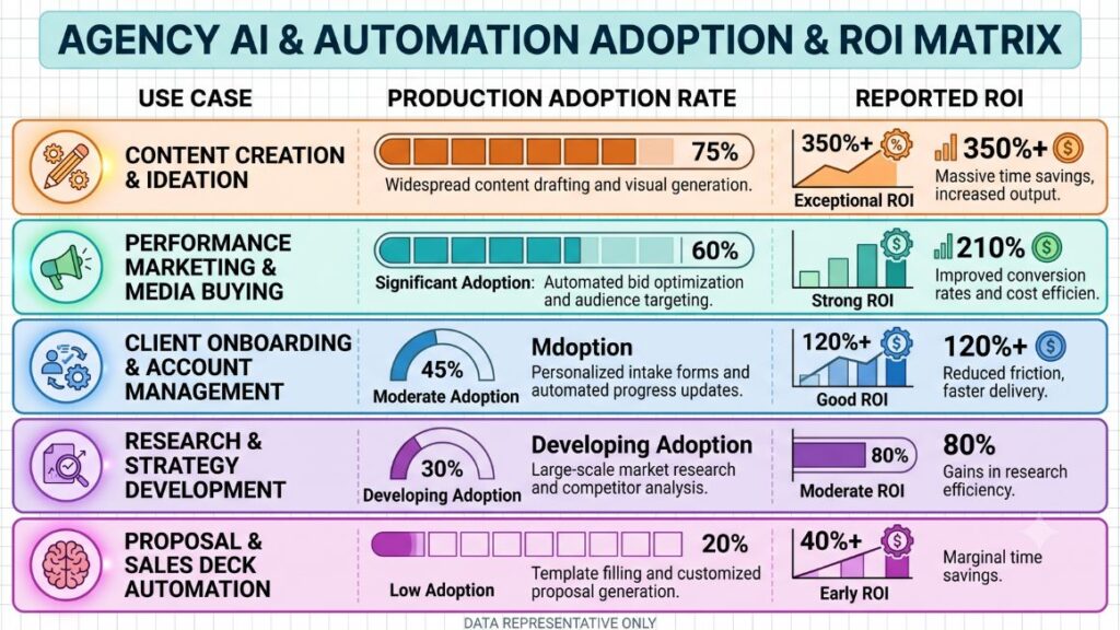 AI Agents for Agencies: Benefits, Use Cases & Best Tools (2026) 3 AI Agents for Agencies: Benefits, Use Cases & Best Tools (2026) 2