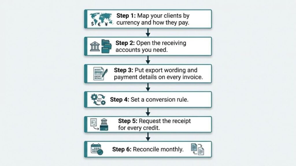 How to Get Paid as a Freelancer Working Across Multiple Currencies? 3 how to Get Paid as a Freelancer Working Across Multiple Currencies - set up your payment system