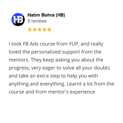 facebook ads course review - young urban project